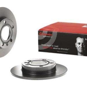 Stabdžių diskas, Galas – BREMBO 08.9136.11 – Audi 80, A4, Coupe B3, Seat Exeo