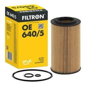 Tepalo filtro įdėklas Filtron OE640/5 – Jeep Grand Cherokee II , Mercedes-Benz C-Class, CLC-Class, CLK, E-Class, G-Class, M-Class, Sprinter, V-Class, Viano, Vito, CLS, R-Class, SL