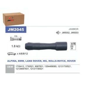 Uždegimo žvakės antgalis (ritė) JANMOR JM2045 /  BMW 3 E30, E36, E46, 5 E39, E34, 7 E38, E32, 8 E31, X5 E53, Z3 E36, Z8 E52, Land Rover Range Rover, MG ZS, Rover 75, Rolls-Royce Silver Seraph