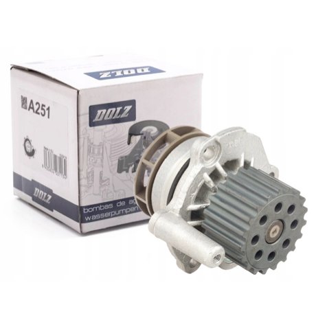 Aušinimo skysčio siurblys DOLZ A204 / Audi A3, A4, A5, A6, Q5, TT, Chrysler Sebring, Dodge Caliber, Journey, Ford Galaxy, Jeep Compass, Patriot, Mitsubishi Grandis, Outlander, Lancer, Seat Alhambra, Toledo, Leon, Ibiza, Altea, Exeo, Skoda Octavia, Superb, Yeti, VW Sharan, Passat, Golf, Bora, Beetle, Touran, Caddy, Jetta, Eos, Tiguan, Scirocco