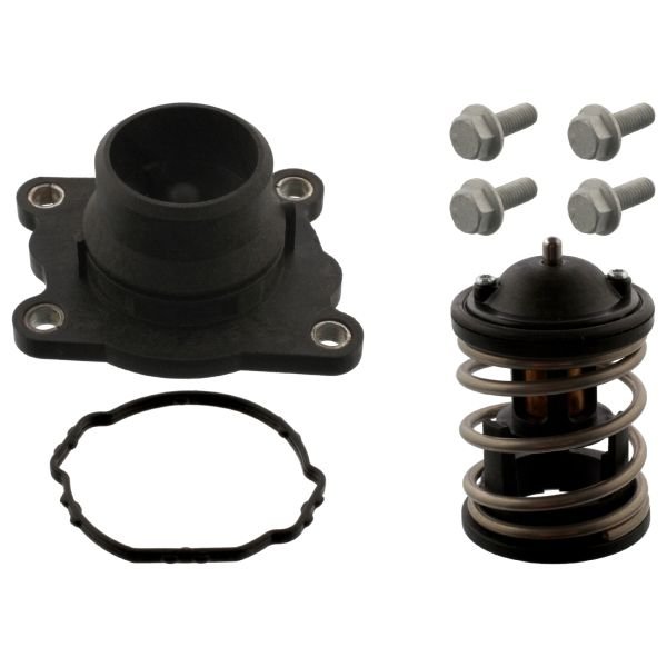 Aušinimo skysčio termostatas su korpusu Febi Bilstein 44685 / BMW 1 (E81, E82, E87, E88), 3 (E90, E91, E92, E93), 5 / 5 GT (E60, E61, F07, F10, F11), 7 (F01, F02, F03, F04), X1 (E84), X3 (83), X5 (E70), X6 (E71, E72) - Image 2
