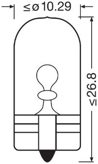 Halogeninės automobilio lemputės Osram Ultra Life W5W (T10), 2825ULT-02B - Image 4