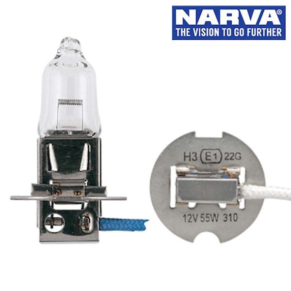 Halogeninė automobilio lemputė H3, 12V, 55W, Narva 48321 (1vnt) - Image 2