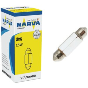 Automobilinė lemputė 12V, 5W, C5W, T10.5×38, SV8.5, Narva 17125 (2vnt)