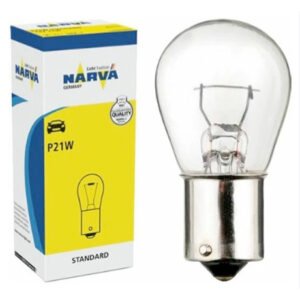 Signalinė lemputė 12V, 21W, P21W, BA15s, Narva 17635 (2vnt)
