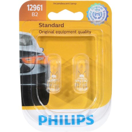 Halogeninių lempučių rinkinys 12V, W5W (T10), Philips 12961B2